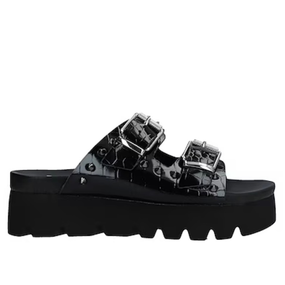 Never worn wedge slippers, size 7